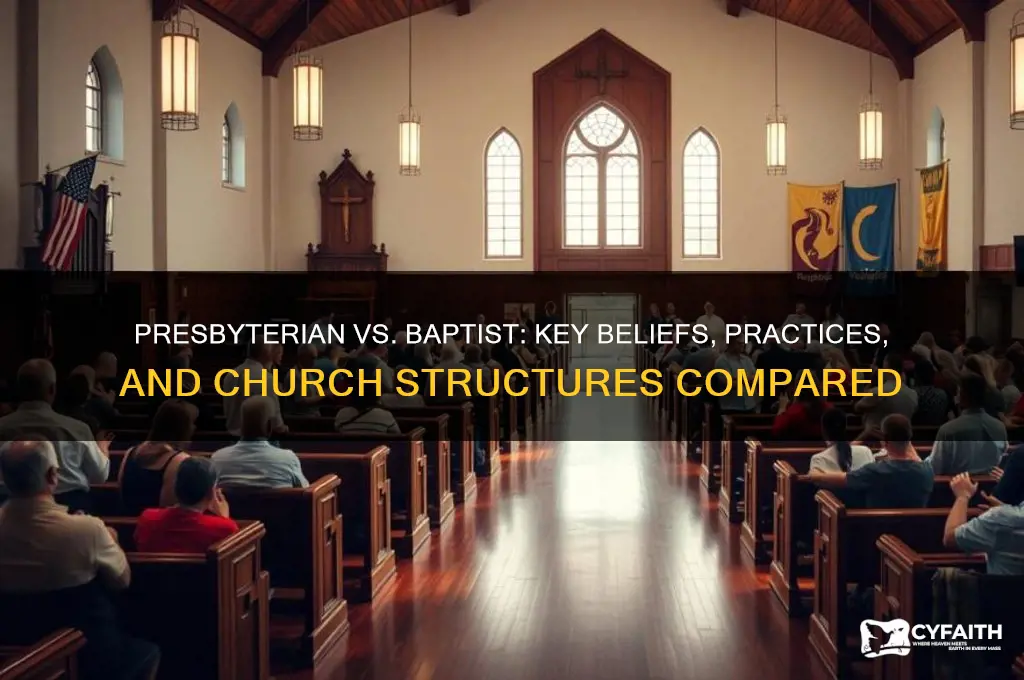 what is presbyterian vs baptist