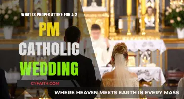 Elegant Attire Guide for a 2 PM Catholic Wedding Ceremony