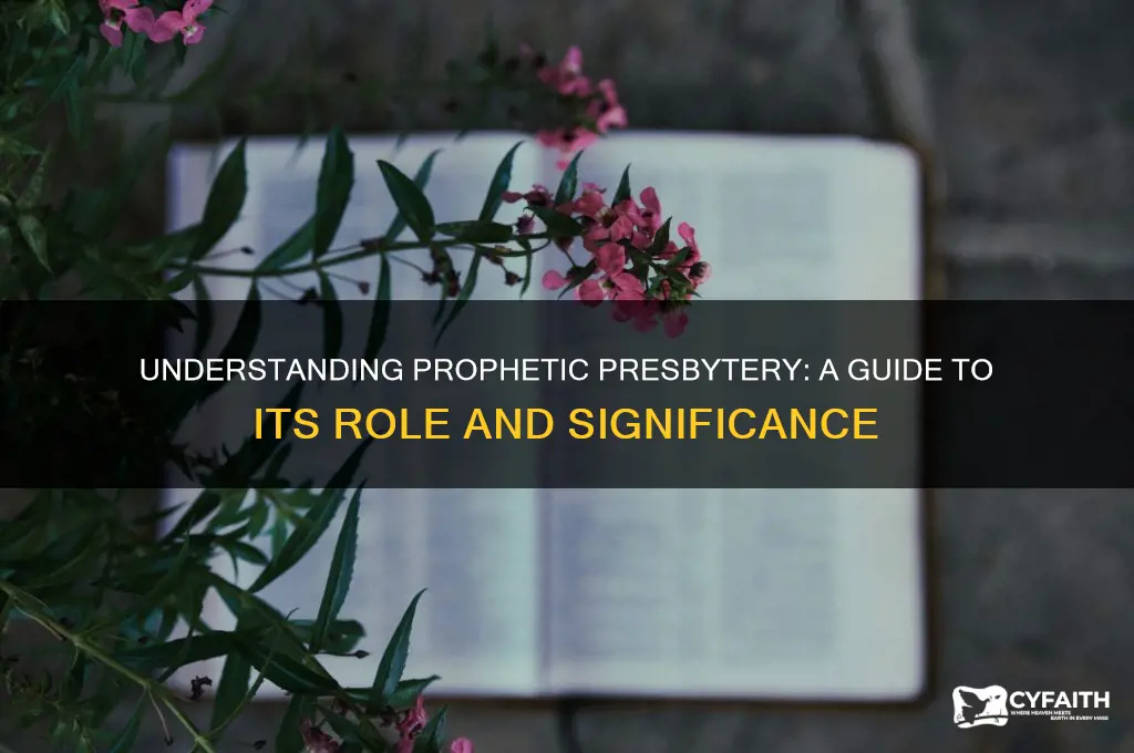 what is prophetic presbytery