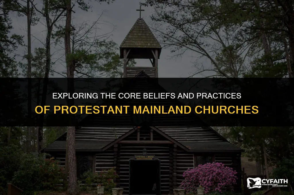 what is protestant main land churches