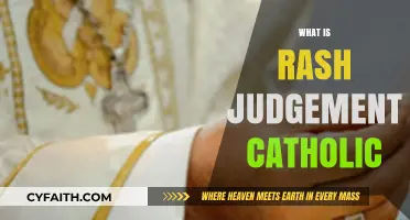 Understanding Rash Judgment in Catholic Teachings: A Guide to Moral Clarity
