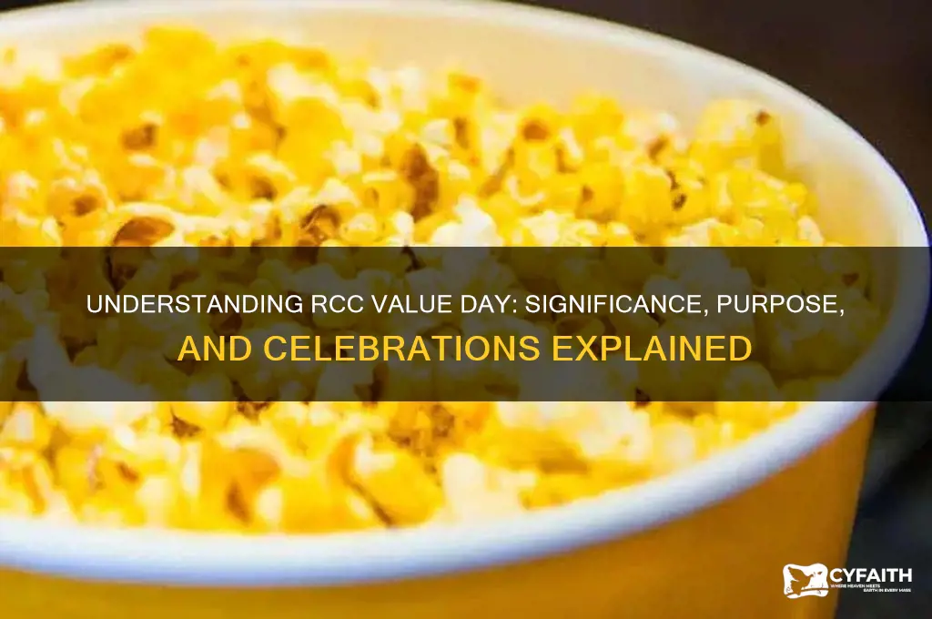 what is rcc value day