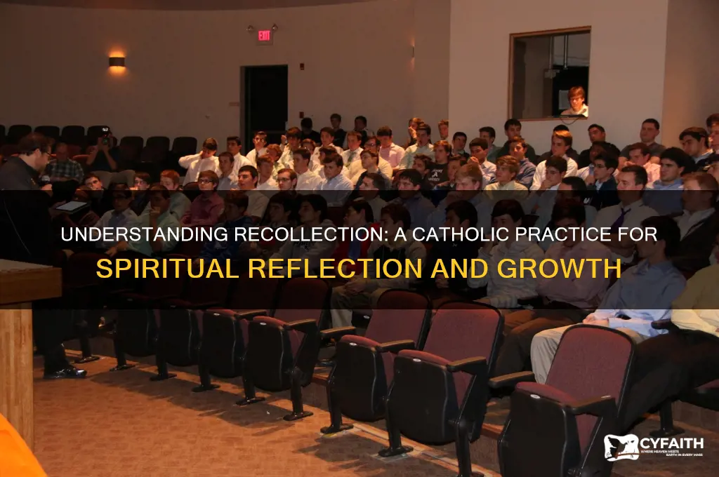 what is recollection in catholic