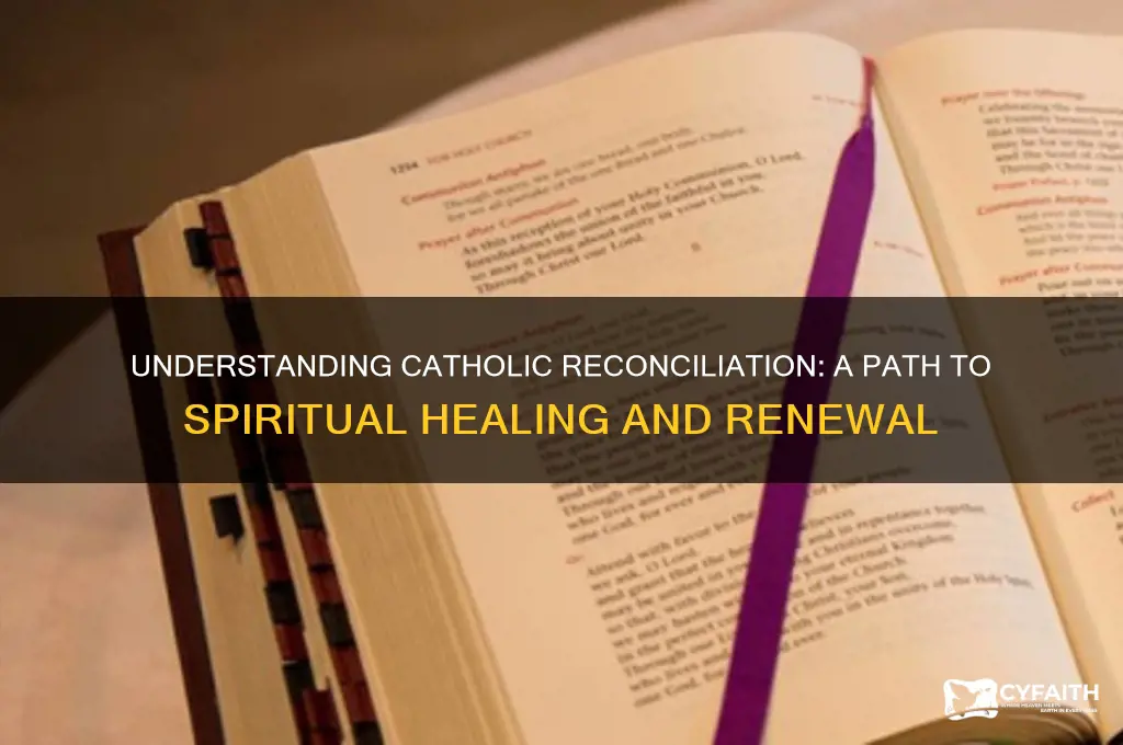 what is reconciliation in catholic