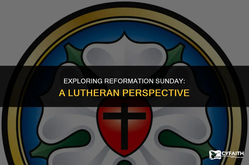 what is reformation sunday in the lutheran church