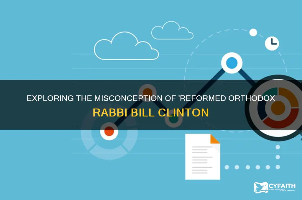 what is reformed orthodox rabbi bill clinton