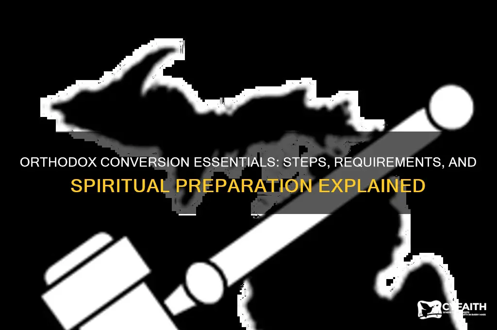 what is required for an orthodox conversion
