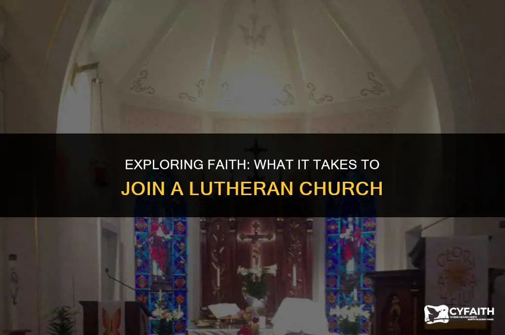 what is required to join a lutheran church