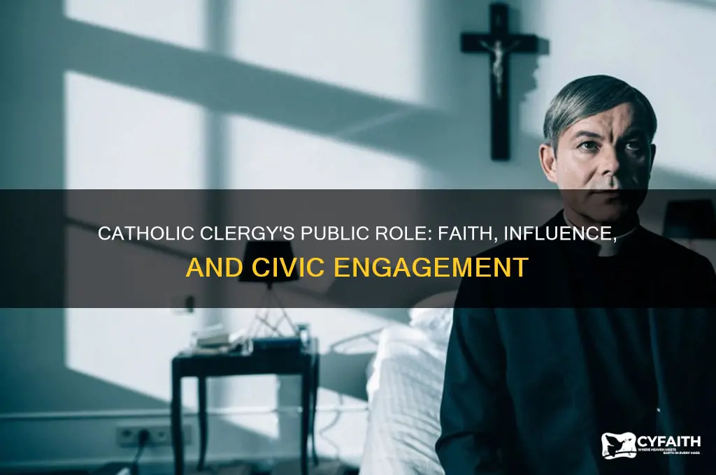 what is role of catholic clergy in public square