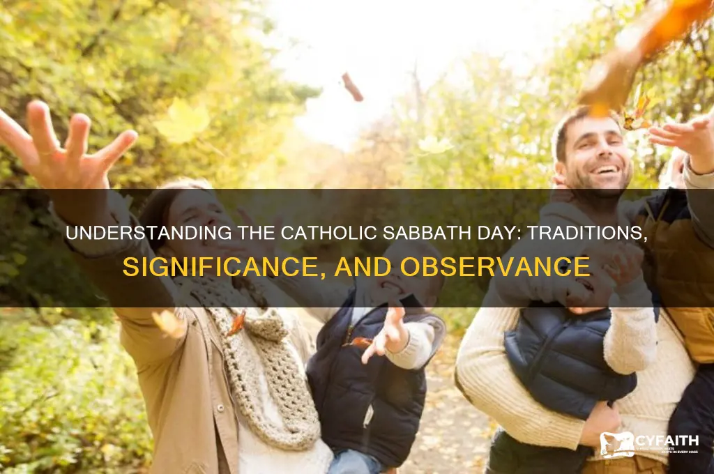 what is sabbath day in catholic