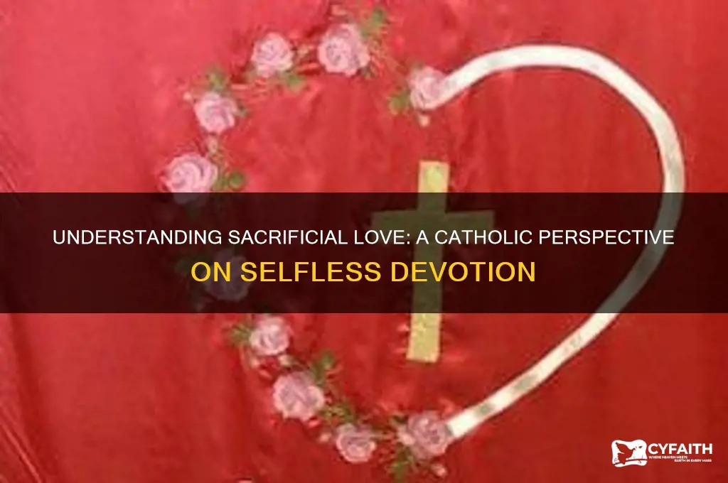 what is sacrificial love catholic