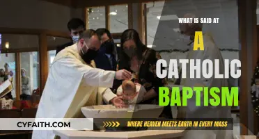 Understanding the Sacred Words Spoken During a Catholic Baptism Ceremony