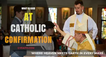 Understanding the Sacred Words Spoken During Catholic Confirmation Ceremonies