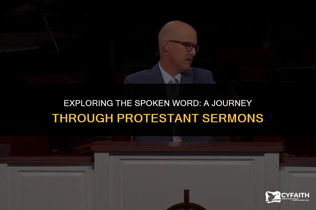 what is said at protestant