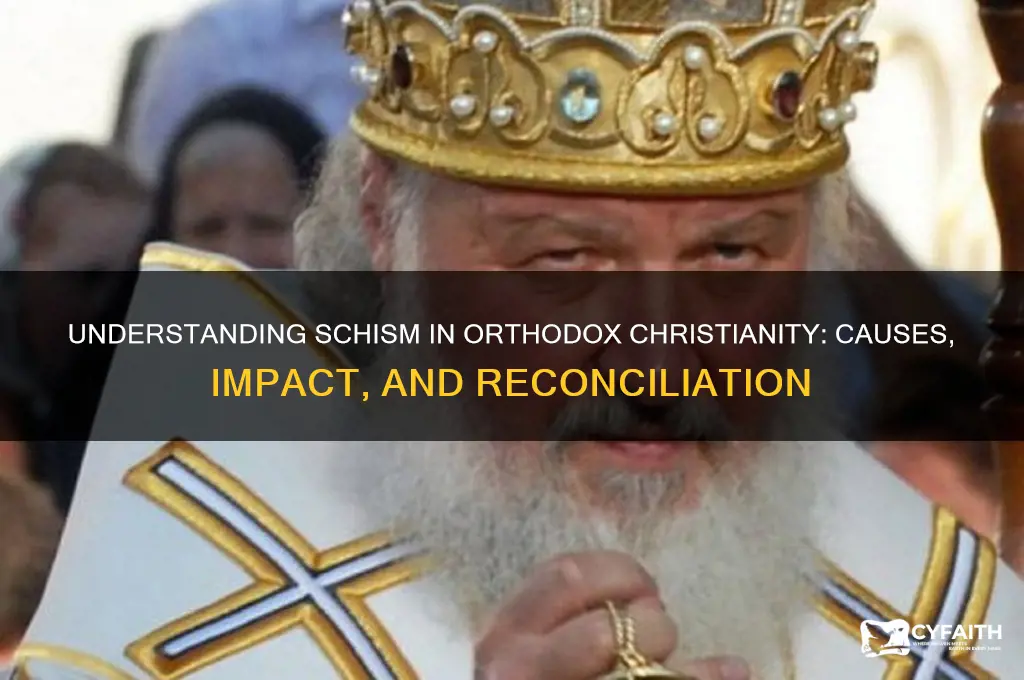 what is schism orthodox christian