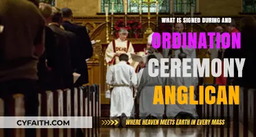 Understanding the Sacred Vows: Anglican Ordination Ceremony Signatures Explained