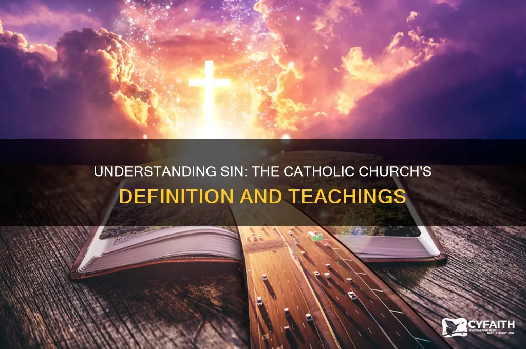 what is sin catholic definition