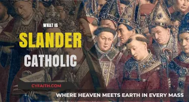 Understanding Slander in Catholic Teachings: Moral, Legal, and Spiritual Insights