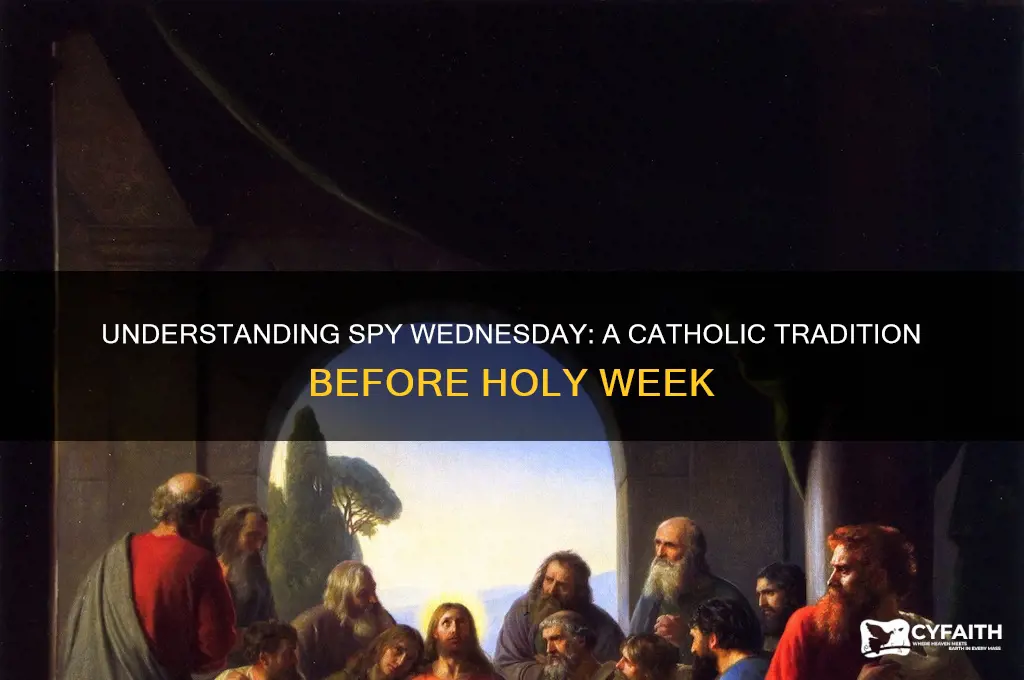 what is spy wednesday catholic