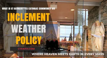 St. Bernadette's WV: Inclement Weather Policy Explained for Catholic Community