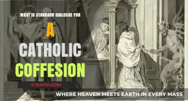 Understanding the Standard Dialogue in a Catholic Confession Process