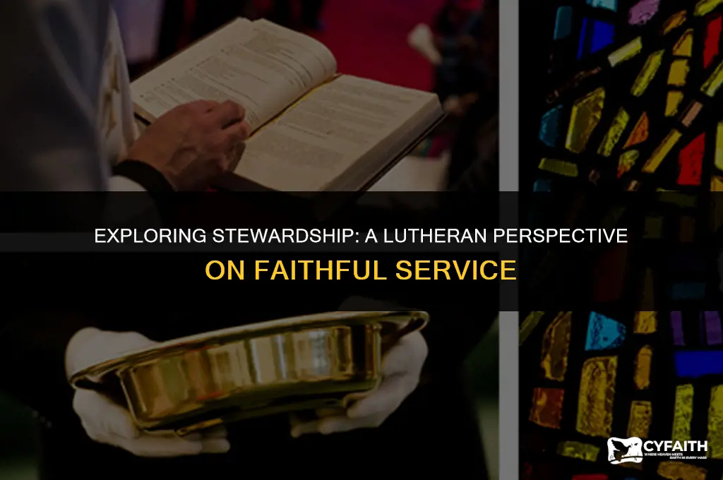 what is stewardship in the lutheran church