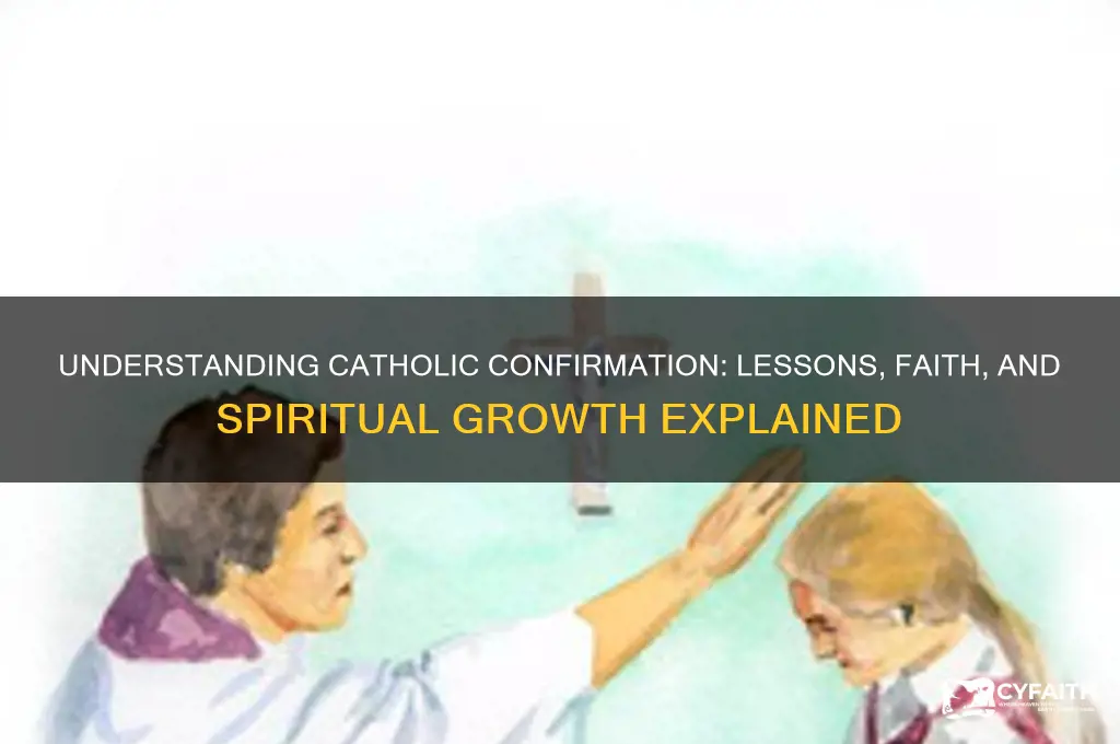 what is taught in catholic confirmation classes