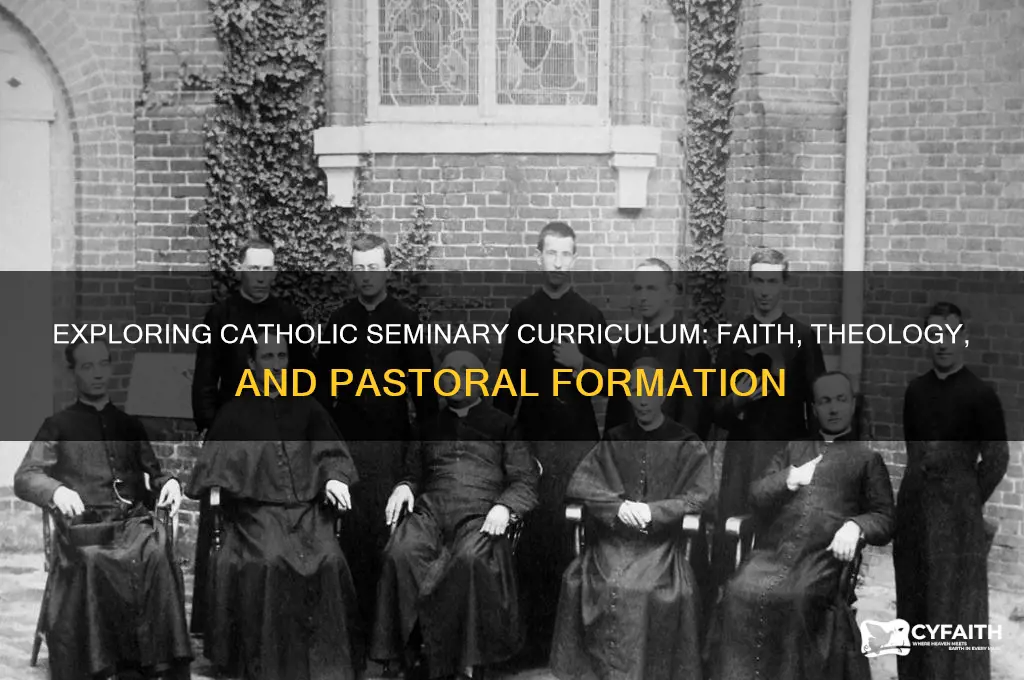 what is taught in catholic seminary