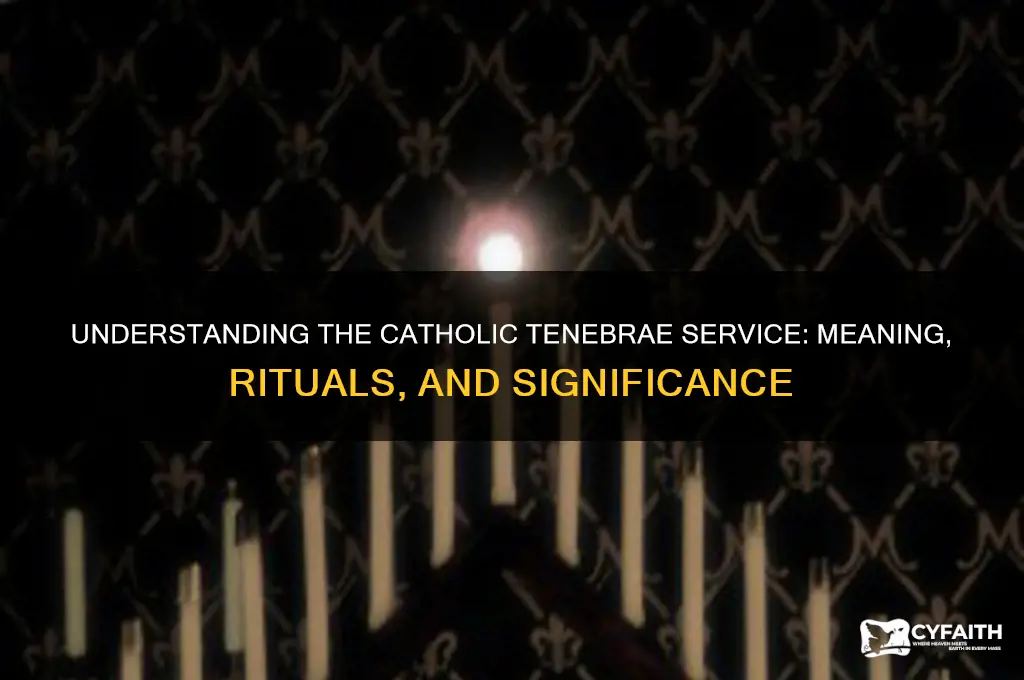 what is tenebrae service catholic