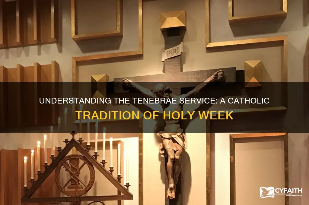what is tenebrae service in catholic