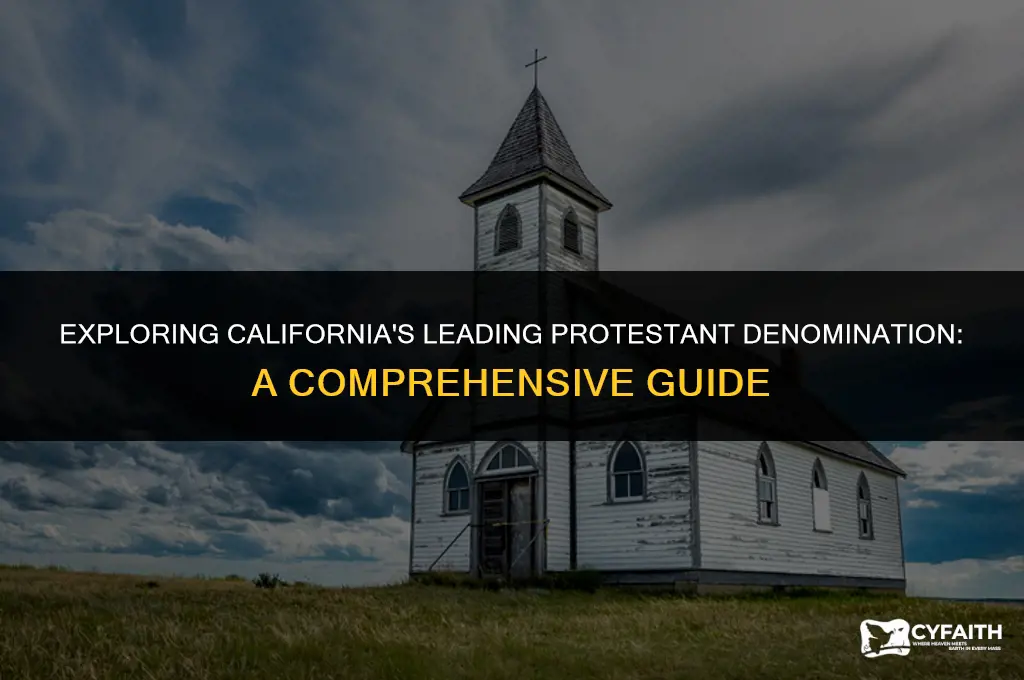 what is the 1 protestant religion in california
