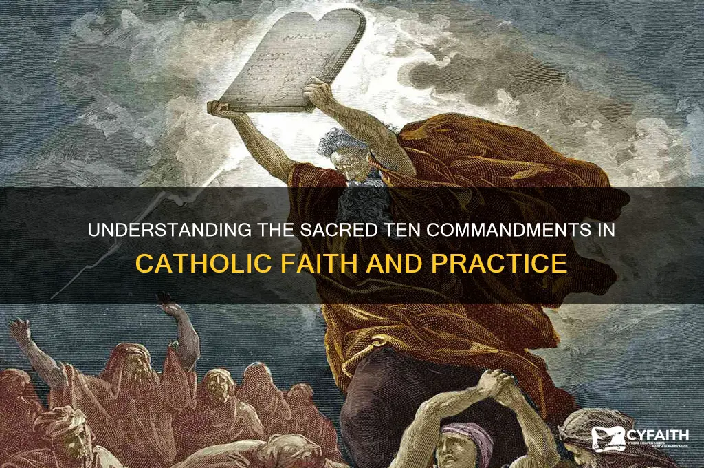 what is the 10 commandments in catholic
