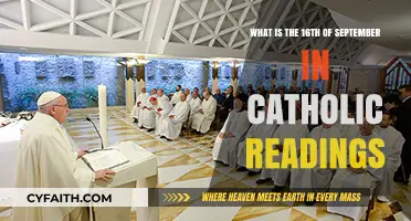 September 16th: Exploring Catholic Liturgy and Daily Scripture Readings