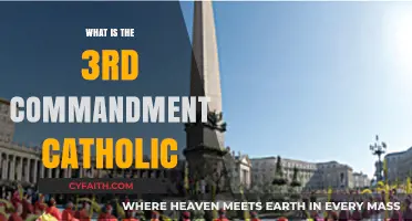 Understanding the Catholic Third Commandment: Honoring God's Name and Sanctity