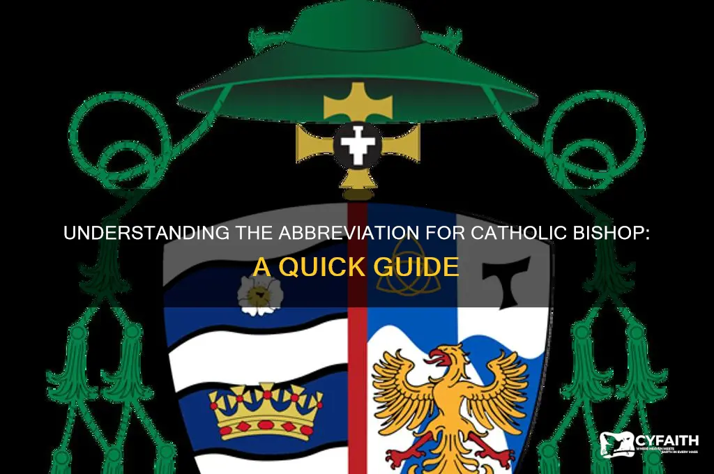what is the abbreviation for catholic bishop