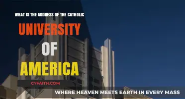 Discovering the Catholic University of America's Exact Location and Address