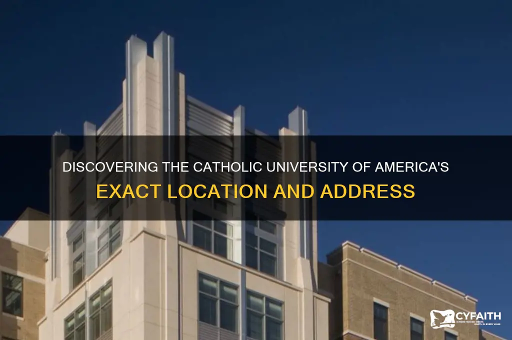 what is the address of the catholic university of america