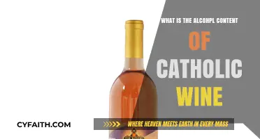Catholic Wine Alcohol Content: Unveiling the Sacred Tradition's Secrets
