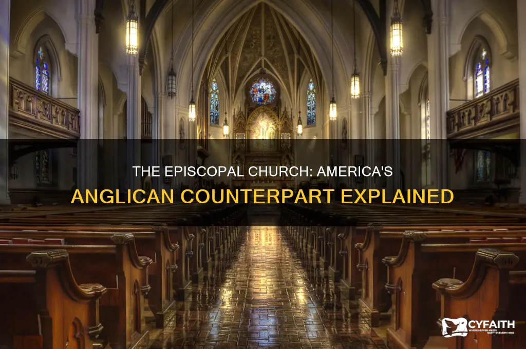 what is the american counter part to the anglican church