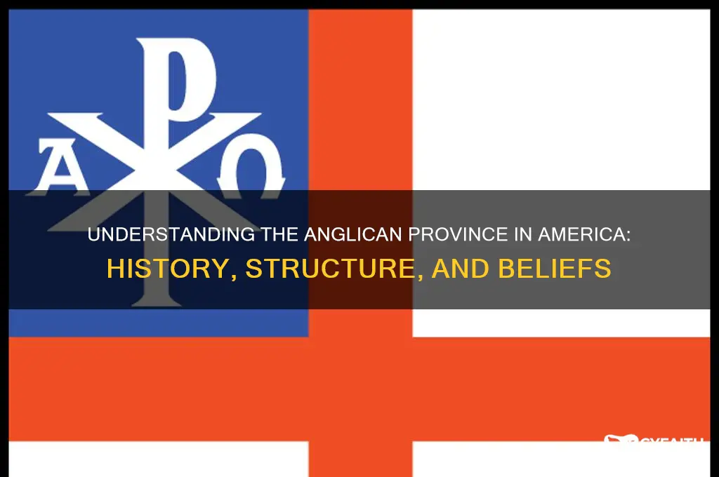 what is the anglican province in america