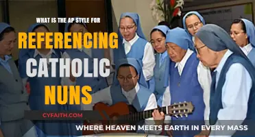 AP Style Guide: Properly Referencing Catholic Nuns in Writing