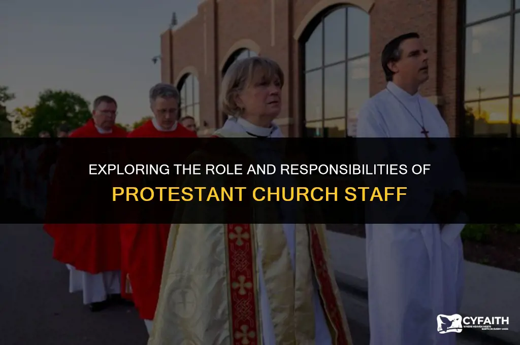 what is the area of staff at a protestant church