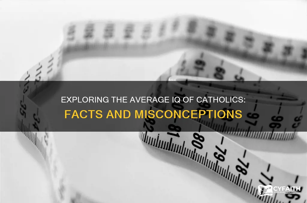what is the average iq of catholics