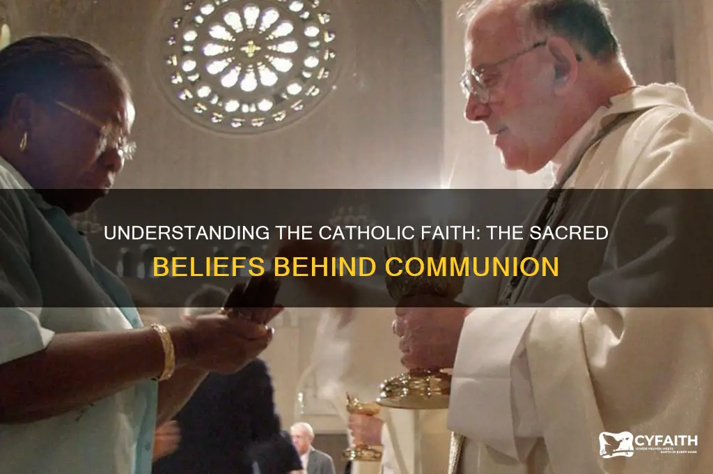 what is the belief of catholics regarding communion