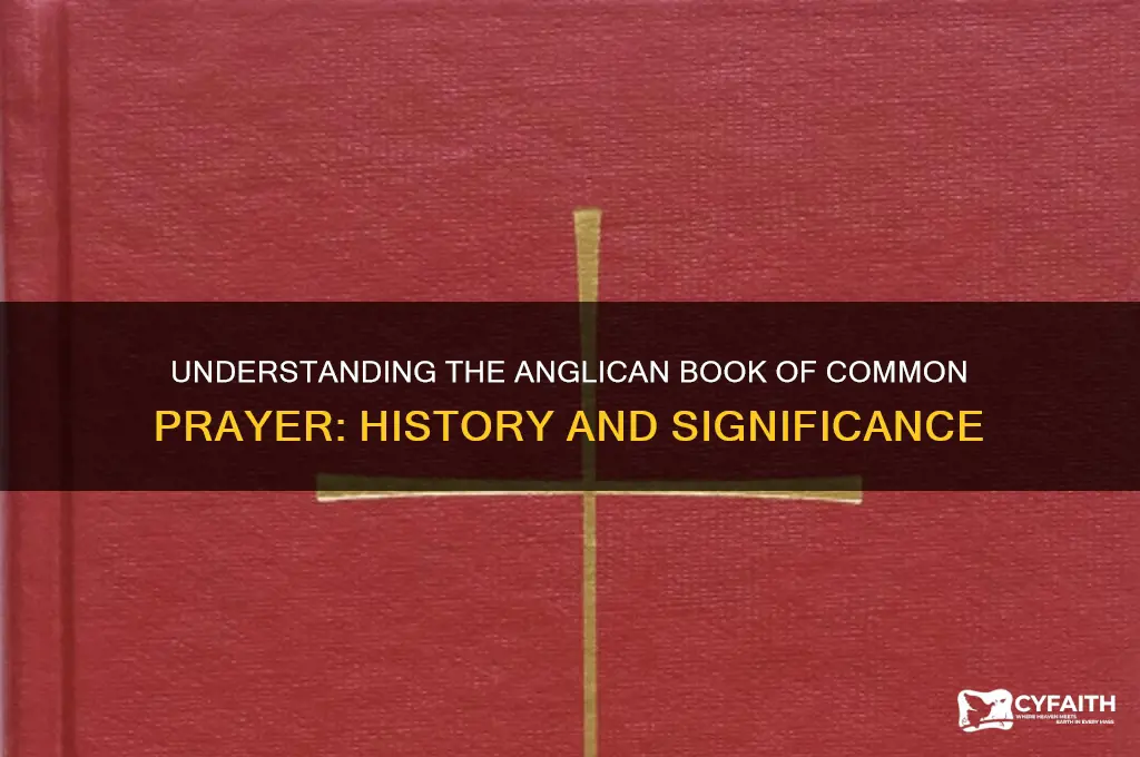 what is the book of common prayer anglican