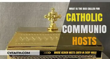 Understanding the Catholic Communion Host Container: Its Name and Purpose