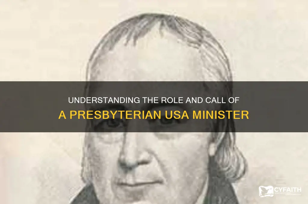 what is the call of a presbyterian usa minister