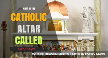 Understanding the Sacred Catholic Altar: Its Name and Significance