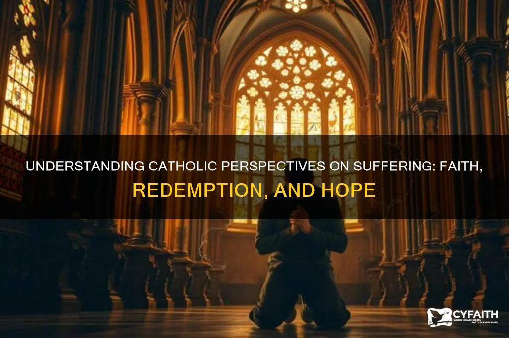 what is the catholic belief on suffering