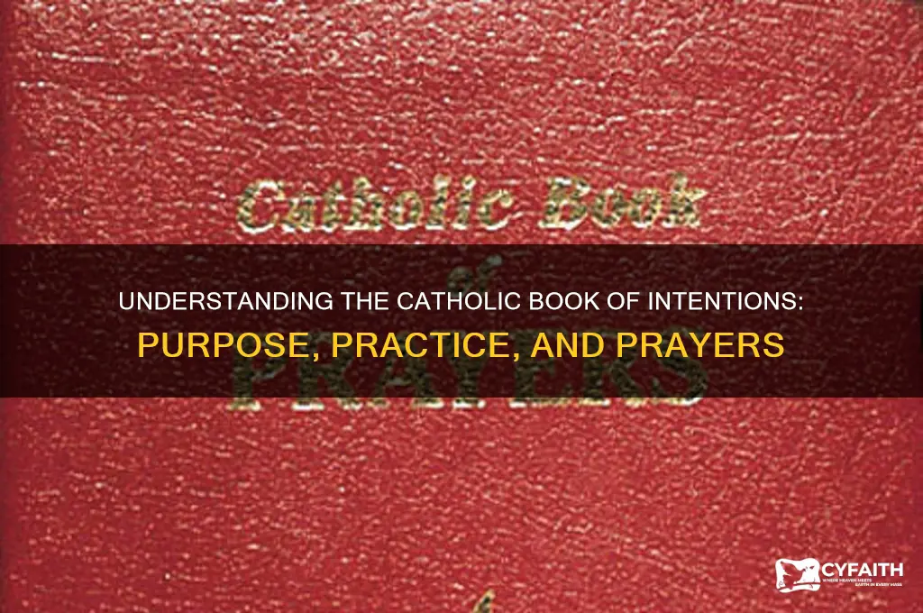 what is the catholic book of intentions